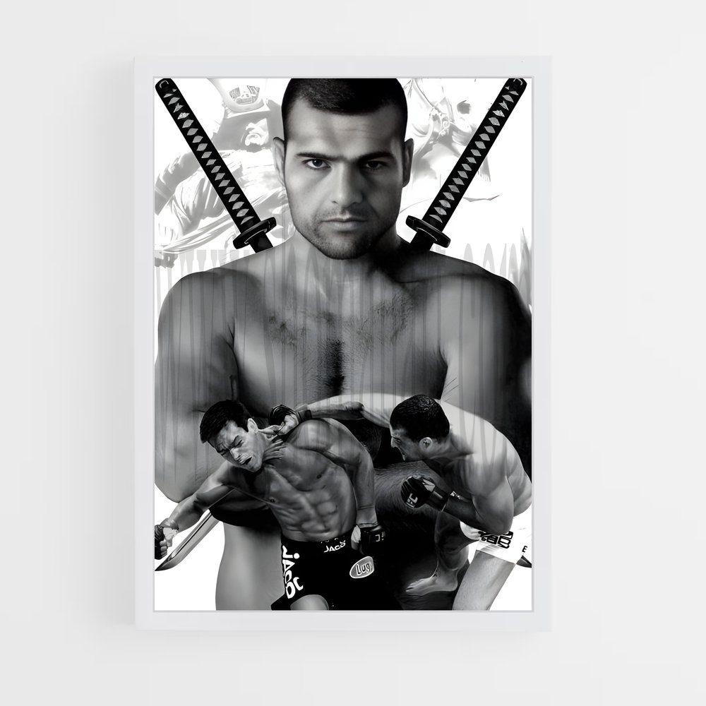 Poster Mauricio de shogun – affiche MMA (vue 3)
